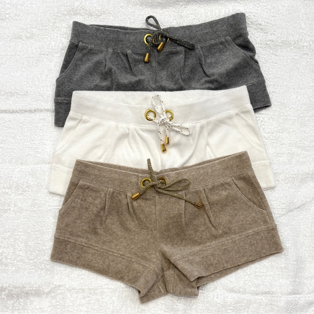 Vintage NWT VS Victoria’s Secret S Lush & Plush Terry Short Booty Shorts 3 Pairs